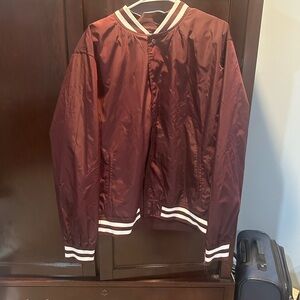 Target Women's Burgundy Varsity Jacket